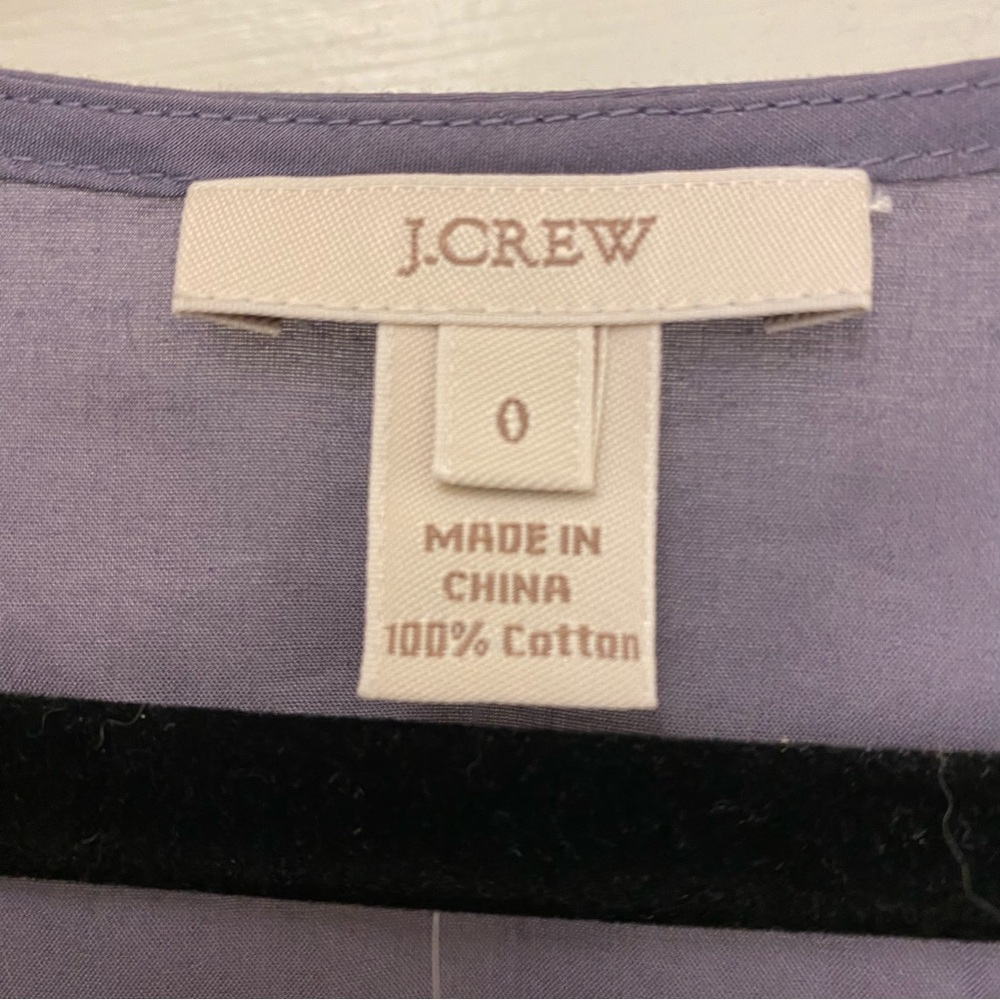 J.Crew Purple Sleeveless Top Size 0 - Picture 3 of 7